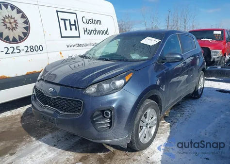 2017 Kia Sportage Lx из США, поврежденный, VIN KNDPMCAC8H7248366